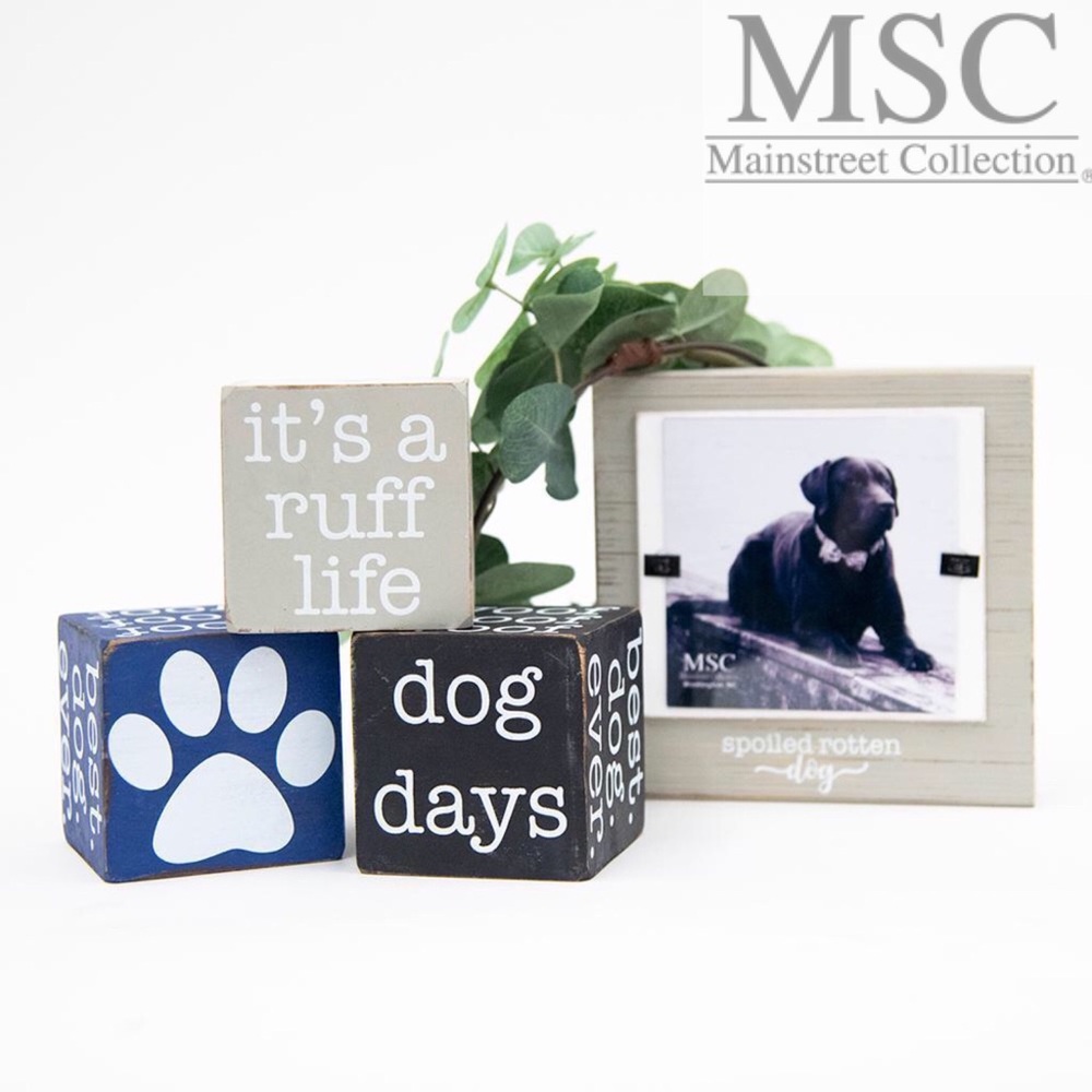 MSC Mainstreet Collection Pet Wooden Cube